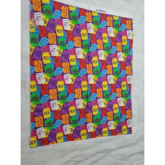 SUGAR SKULL 10 Fat Quarters  Cotton Quilt Fabric - Picture 6 of 16